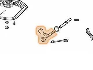 Shift Lever, TR580 External (2.420”Long)(.615”Thick At Hole)(Keyway Slot) 2010-Up — Part # 353992A