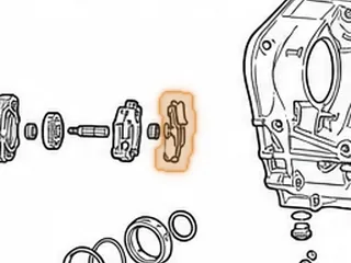 Gasket, TR580 Pump To Bell Housing (Metal)(10 Holes)(.015”Thick) 2010-Up — Part # 353310A