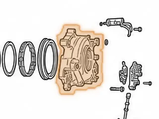 Housing, TR580 Reverse Clutch (Aluminum)(6 Bolt)(9 Threaded Holes)(Cast # 052213) 2010-Up — Part # 163556A