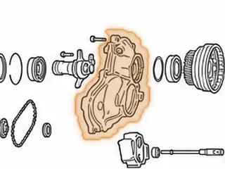Pump Half, TR690 (Rear)(With Gears)(Cast Iron)(8 Bolt Holes & Needle Beari)(1.650”Thick) (Gear Pocket) 2009-Up — Part # 353510A