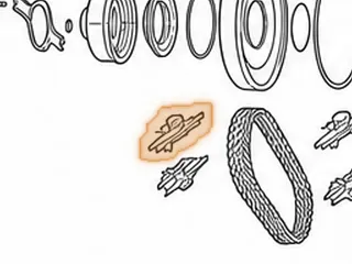 Chain Oiler Kit, TR690 (4 Half Pieces Makes 2 Oilers)(4.845”/5.280”Long)(Each Half Has Oval Window W/2 Lube Holes)… — Part # 353701AK