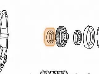 Ball Bearing, TR690 Case Rear To Transfer Gear (10 Balls)(2.835”OD) (Cast # KOYO DG407214B) 2009-Up — Part # 353279A