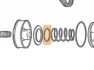 Spring, TR690 Secondary Apply (4.705”Tall)(3.087”OD)(.340”Wire OD) 2009-Up — Part # 353970A