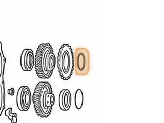 Snap Ring, TR690 Park Gear To Transfer Gear (2 Eyelets)(.079”Thick)(2.166”OD) 2009-Up — Part # 353890A