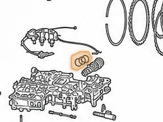 O-Ring Set, TR580 Secondary Line Pressure (3 Piece Set)(1.015”OD)(.965”OD)(.918”OD) 2010-Up — Part # 353325AK