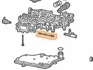 Bracket, TR690 Forward & Reverse Solenoid To Valve Body (One Bolt) — Part # 353741-4A