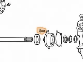 Bolt Set, TR690 Pinion (4 Pieces)(14mm Hex x 1.500”Long) 2009-Up — Part # 353787AK