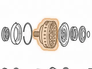 Drum, TR690 Forward (6 Clutch)(4.660”Tall)(24 Teeth Steels) 2009-Up — Part # 353552A