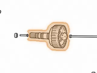Drum, TR690 Transfer Clutch (Stamped Steel)(6 Clutchs)(30 Teeth Steels) 2009-Up — Part # 353558A
