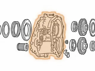 Intermediate Case, TR690 (4 1/2”Thick)(14 Bolts To Case)(10 Threaded Holes For Extension Housing) 2009-Up — Part # 353759A