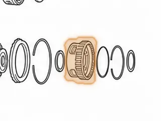 Planet, TR690 (4 Gear Steel)(Aluminum)(17 Teeth Right Angle Gears)(2.213”Tall) 2009-Up — Part # 353587A