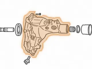 Extension Housing, TR690 (10”Long)(10 Bolts)(2 Dowels)(6 Threaded Holes On Rear) 2009-Up — Part # 353770A