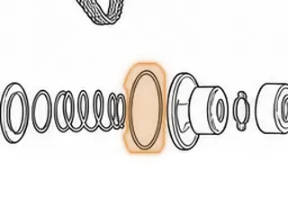 Ring, TR690 Secondary Apply Pulley Retainer (6.005”OD)(.086”Thick)(Double Lap Joint) 2009-Up — Part # 353183A