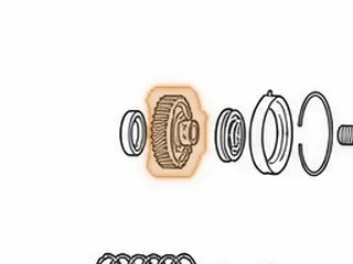 Gear, TR690 Transfer (41 Teeth Left Angle)(8 Holes)(2.433”Thru Center Tall) 2009-Up — Part # 353712A