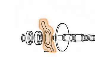 Retainer, TR690 Secondary Pulley (Front)(2 Bolt Steel)(8 7/8”Long)(.174”Thick) 2009-Up — Part # 353696A