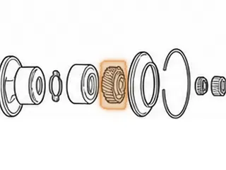 Gear, TR690 Secondary Apply Pulley (31 Teeth Right Angle)(1.805”Tall) 2009-Up — Part # 353710A