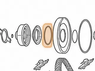 Ring, TR690 Primary Pulley Piston Outer (4.100”OD)(.086”Thick) 2009-Up — Part # 353187A