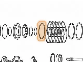 Cushion, TR690 Input Clutch Beveled(.047”Thick)(4.075”OD)(.166”Wide) 2009-Up — Part # 353129A