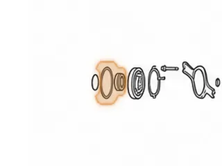 Nut, TR690 Primary Pulley Front (43mm x .630”Tall)(1.208”ID)(Right Hand Threads) 2009-Up — Part # 353795A