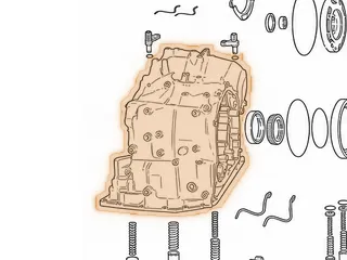 Case, U140 AWD (Cast # 9180 On Side Of Case Above Accumulator)(Uses 2 Rubber Boot Seals Valve Body To Case) 1999-Up — Part # 167760AC