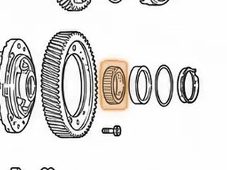 Cone Bearing, U241 (U250 Some) Differential (Case Side) (STB5080) (1.965”ID) (26 Rollers) 1999-Up — Part # 167289DA
