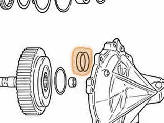Ring, U140/U240/U241 Rear Cover (Teflon) 1999-Up — Part # 167179AT
