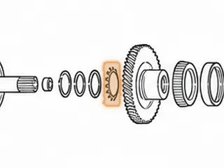 Washer, U140/U151/U240/U241/U250 Nut To Drive Gear 1999-Up — Part # 167287A