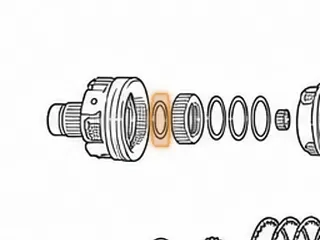 Bearing W/Races, U140/U240/U241/U250 Output Planet To Sun Gear (.145” Thick)(2.033”OD) (1.350”ID)(1 Piece) 1999-Up — Part # 167247A