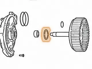 Bearing W/Races, U140/U240/U241 Stator To Forward Drum 1999-Up — Part # 167211A