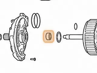 Caged Needle Bearing, U140/U151/U240/U241/U250 Stator (Rear) 1999-Up — Part # 167209A
