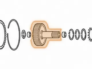 Hub, U140/U151/U240/U241/U250 Forward Clutch (40 Teeth)(25 Splines) 1999-Up — Part # 167574A