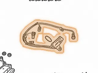 Wire Harness, U140/U240/U241/U250 Internal (10 Prong Connector) 1999-08 — Part # 167446A