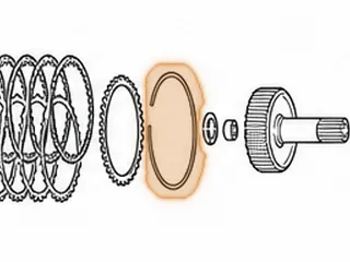 Snap Ring, U140/U151/U240/U241/U250 Holds Forward Clutch Pressure Plate In Drum 1999-Up — Part # 167876A