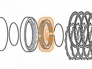 Retainer W/Springs, U140/U151/U240/U241/U250 Low/Reverse Clutch Return 1999-Up — Part # 167977A