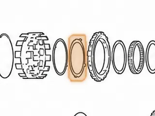 Retainer, U140/U151/U240/U241/U250 Rear Sprag (4 Tab)(Steel)(4.260”OD) 1999-Up — Part # 167695A