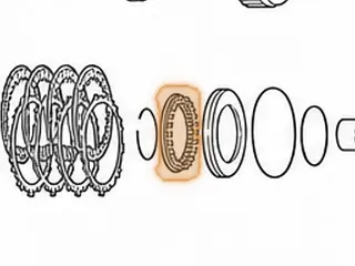 Springs W/Retainer, U140/U151/U240/U241/U250 Underdrive Clutch #2 (24 Springs) 1999-Up — Part # 167971A
