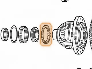 Gear, U241 Speed-O (27 Teeth, Black) (Plastic) 1999-Up — Part # 167847DB