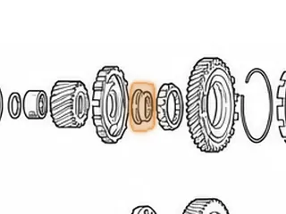 Inner Race, U151/U241/U250 Driven Transfer Gear (Fits Ball Bearing Type Bearing #281DA With 13 Balls) 1999-Up — Part # 167280DA