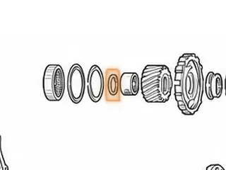 Nut, U140/U151/U240/U241/U250 Underdrive Planet Shaft (Pinion) 1999-Up — Part # 167796A