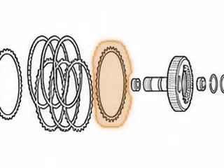 Steel Cushion, U151/U250 Direct Clutch (.058”) 40 Teeth (5.575”ID) 2001-Up — Part # 167127E