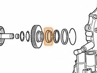 Cone Bearing, U340E/U341E/U341F Output Gear To Case (R52Z-5 NSX) 1999-Up (28 Rollers) (2.061”ID) With Inner Race… — Part # 127279A