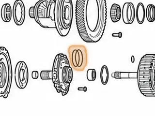 Ring, U340E/U341E/U341F Stator Shaft (Takes 2) Teflon 1999-Up — Part # 127181AT
