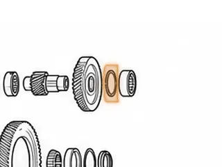 Bearing W/Races, U340E/U341E/U341F Driven Transfer Gear To Case 1999-Up — Part # 127276A
