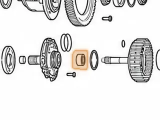Caged Needle Bearing, U340E/U341E/U341F Stator (Rear) 1.235”OD 1999-Up — Part # 127209A
