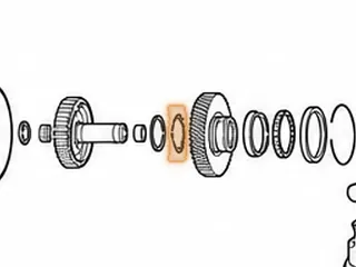 Washer, U340E/U341E/U341F Output Drive Gear To Output Planet 1999-Up (Under Nut) — Part # 127277A