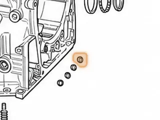 Seals, U340E/U341E/U341F Rear Cover To Case & Valve Body (Front) (Takes 5) 1999-Up — Part # 127344A