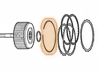 Snap Ring, U340E/U341E/U341F Holds Overdrive Clutches In 1999-Up… — Part # 127861A