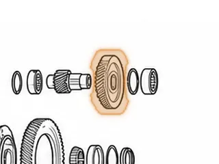 Gear, U340E/U341E/U341F Driven Transfer (53 Teeth) (15 Parking Lugs) 1999-Up — Part # 127712A