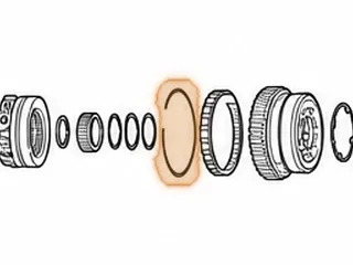 Snap Ring, U340E/U341E/U341F Holds Output Planet Ring Gear To Forward Planet 1999-Up — Part # 127889A