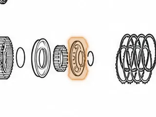 Retainer/Piston, U340E/U341E/U341F Forward Clutch Spring (Bonded) 1999-Up — Part # 127984A
